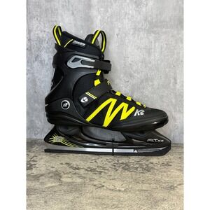 NEW K2 F.I.T. Ice Pro Ice Skates Men 10 Black 2019 Hockey Recreational